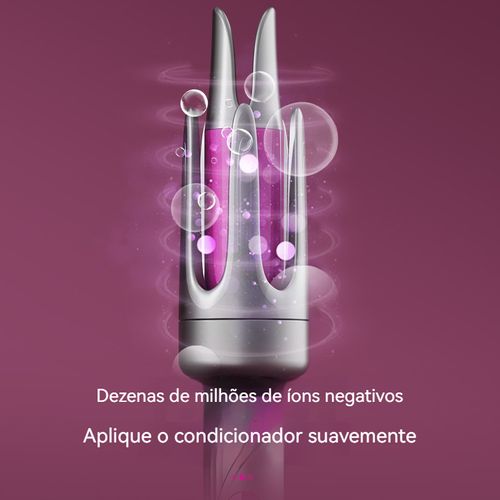 Completamente automático barra de cabelo grande onda de íons negativos preguiçoso estilo de cabelo rolado artifício LCD tela de cuidado do cabelo