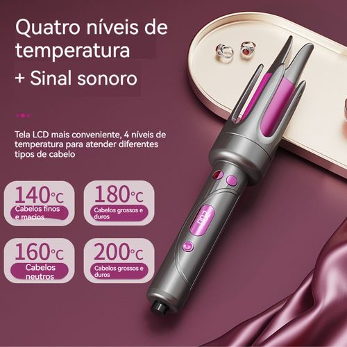Completamente automático barra de cabelo grande onda de íons negativos preguiçoso estilo de cabelo rolado artifício LCD tela de cuidado do cabelo