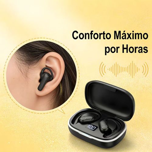 Bluetooth sem fio Bluetooth fones de ouvido de alta potência chamadas digitais osso condução esportivo fones de ouvido pendurados
