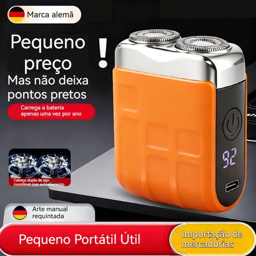 Importação nova máquina de barbear totalmente automática elétrica masculina recarregável barba barba cabeça lavagem barbeira inteligente