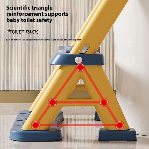 Adjustable and foldable toilet for children(Step stool+ladder)