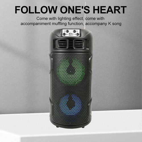 Portable outdoor Bluetooth speaker, wireless audio, solar panel rechargeable, solar radio, FM