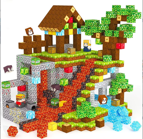 Magnetic building block toys(Logical thinking training)