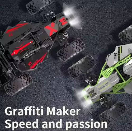 Remote Control Off-Road Vehicle, Multi-Terrain Driving Climbing Car, Remote Control Electric Toy Car with Lights