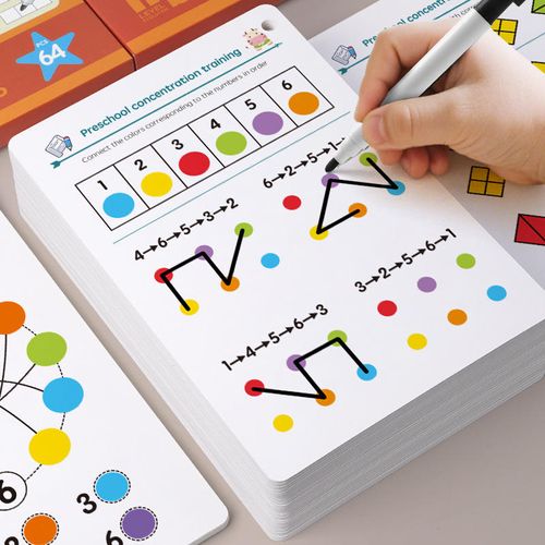 Reusable Practice Workbook for Children: Activity Book with Red Letter Tracing Board (Suitable for Ages 5–14)