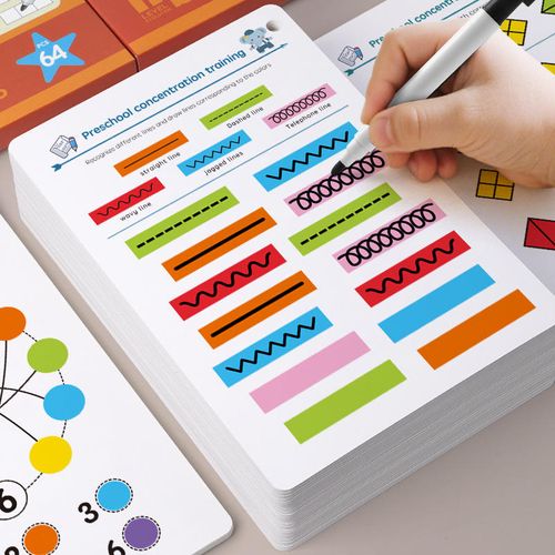 Reusable Practice Workbook for Children: Activity Book with Red Letter Tracing Board (Suitable for Ages 5–14)