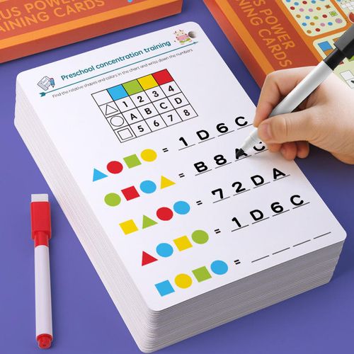 Reusable Practice Workbook for Children: Activity Book with Red Letter Tracing Board (Suitable for Ages 5–14)