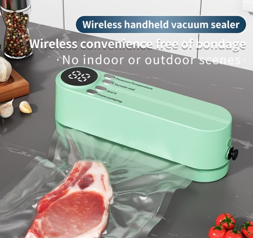 Mini Wireless Vacuum Sealer (with accessories)
