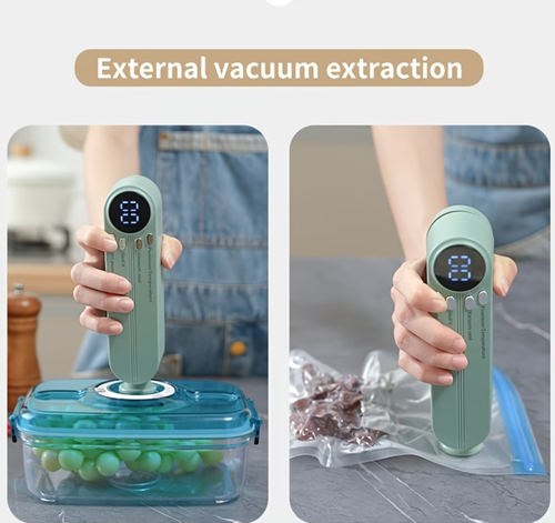 Mini Wireless Vacuum Sealer (with accessories)