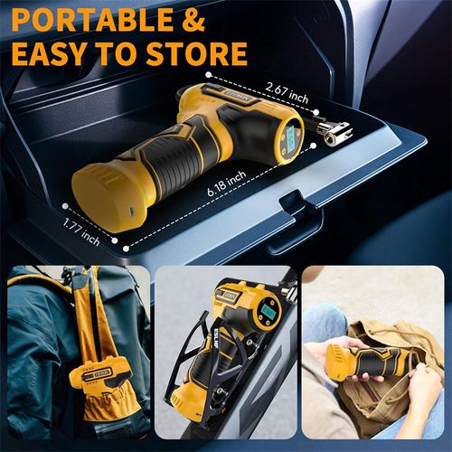 Cordless Tire Inflator（With LED lights）