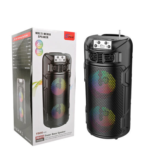 Portable outdoor Bluetooth speaker, wireless audio, solar panel rechargeable, solar radio, FM