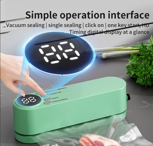 Mini Wireless Vacuum Sealer (with accessories)