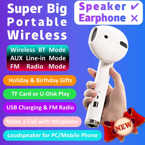 Earphone-Shaped Speaker