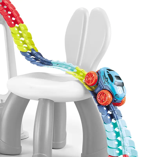 Changeable Track with LED Light-Up Race Car