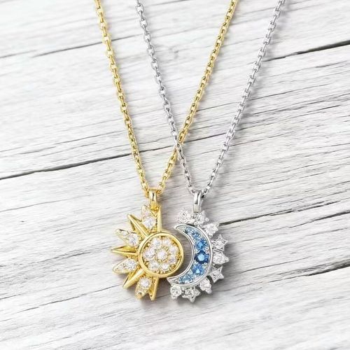 👉Moon Sun Magnetic Couple Necklace📿