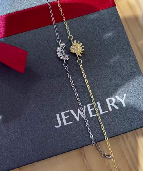 👉Moon Sun Magnetic Couple Necklace📿