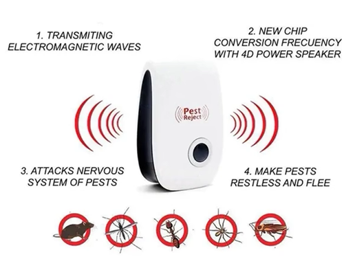 6-Pack Indoor Ultrasonic Pest Repellent