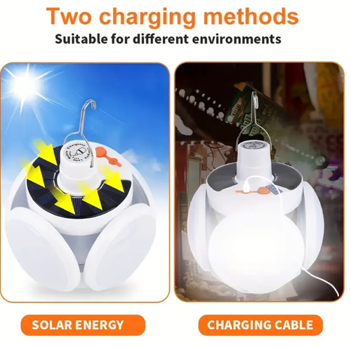 Solar Powered LED  Light Bulb