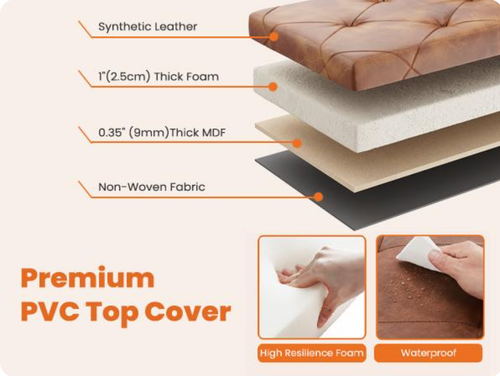 Foldble Storage Bench