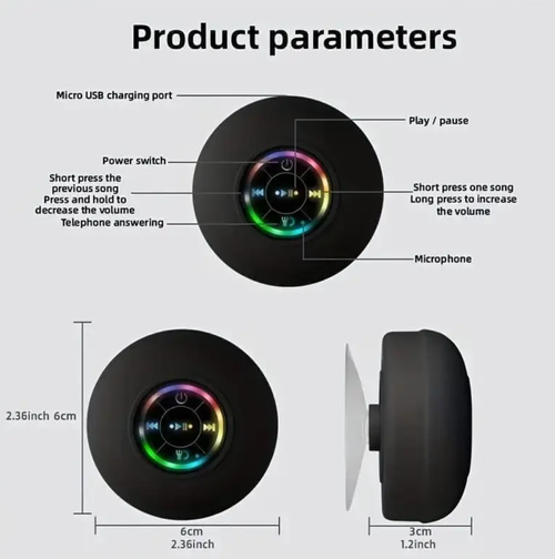 Mini Bluetooth Shower Speaker
