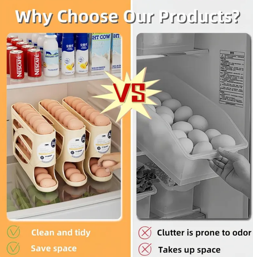 4 Layer Rolling Egg Rack