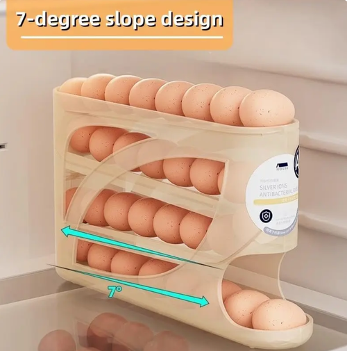 4 Layer Rolling Egg Rack