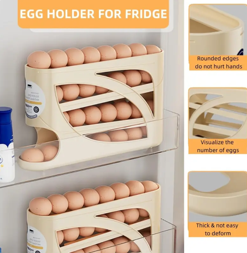 4 Layer Rolling Egg Rack