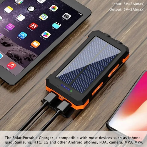 Portable Solar Charger Power Bank