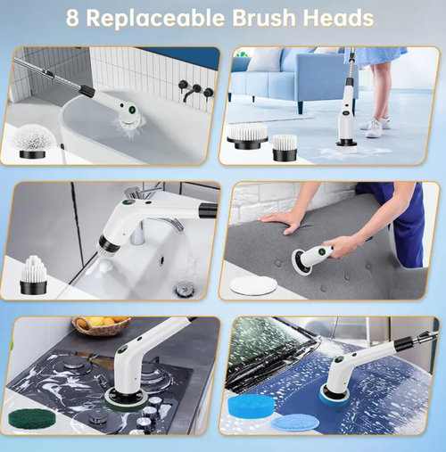 ✨ Handheld Spin Brush Cleaner