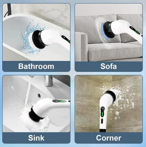 ✨ Handheld Spin Brush Cleaner
