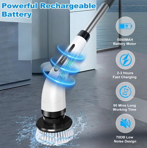 ✨ Handheld Spin Brush Cleaner