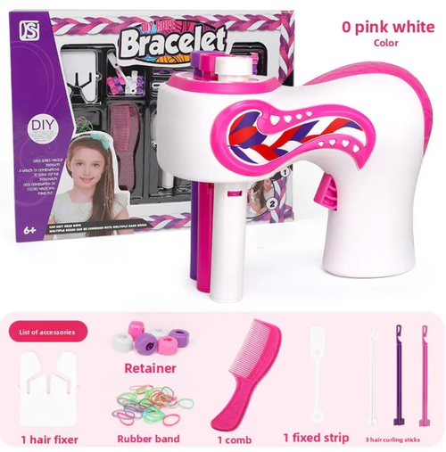 Electric 3 Strands Hair Braid