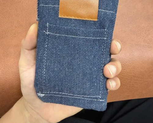 Pocket Pants Mini Jeans Wallet Slim Compact