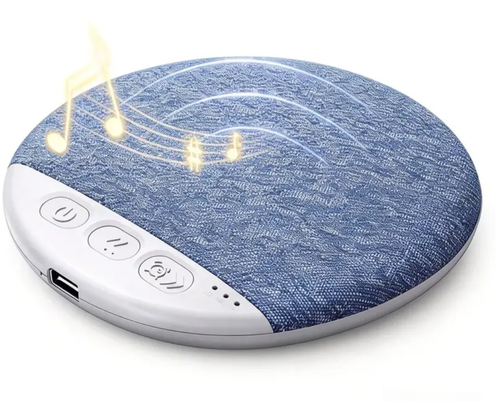 Thin Pillow Speaker with Built-In Sleep Sounds