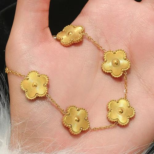 5-Piece Fashion Stainless Steel Bracelet Set