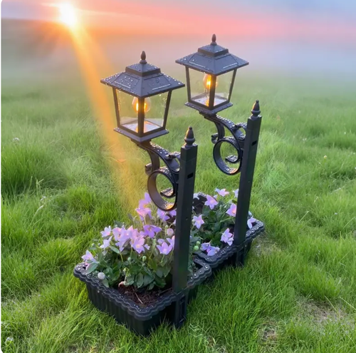 2 In 1 Outdoor Solar Post Light
