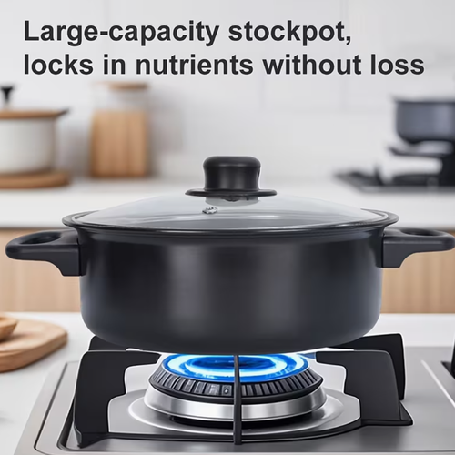 Black 13pcs Kitchenware Set Pots