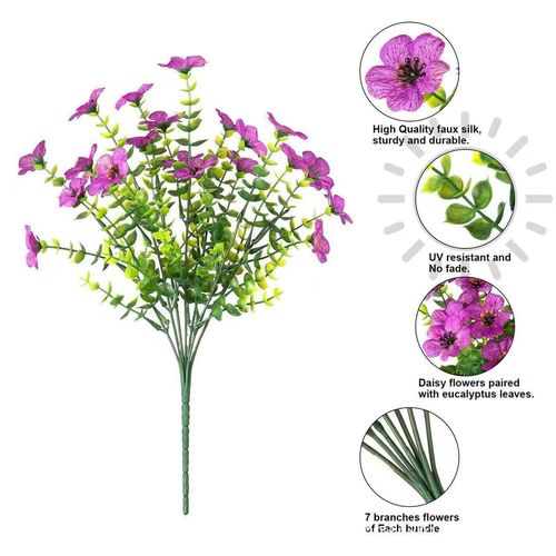 8-Color Artificial Flower Set