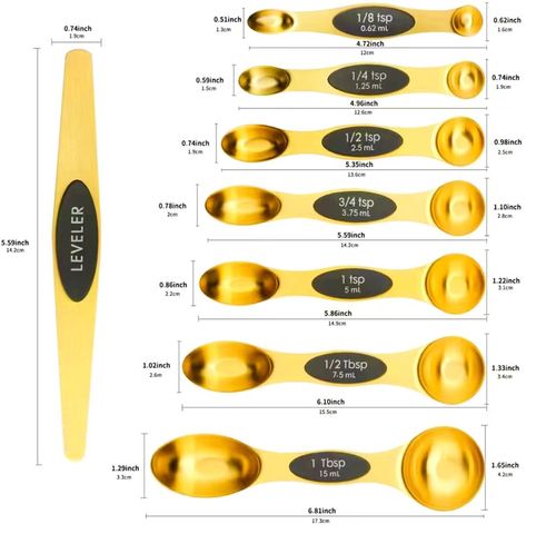 Magnetic Spoons 8 Set