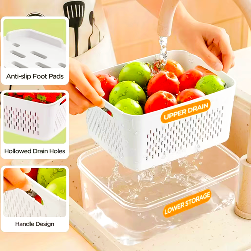 5-Pack Fruit Frige  Storage Containers