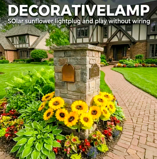 Solar  Sunflower Lights