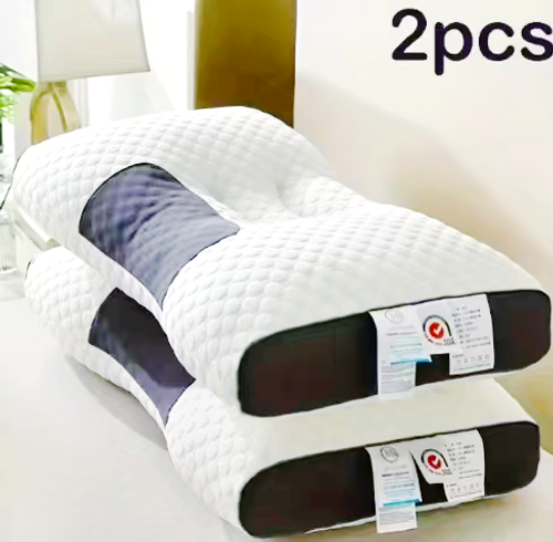 2Pcs Massage Neck Pillows