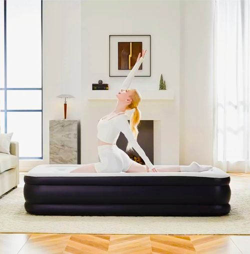 ✨Air Mattress&Queen Size%With Air Pump.