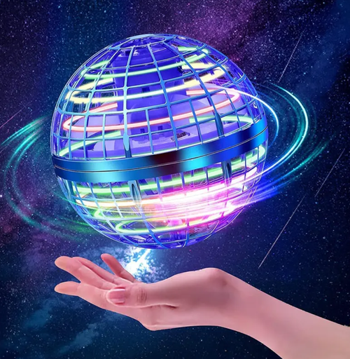✨3 Colors Per Set&Gesture Control UFO Flying Ball - LED Fidget Drone for Stress Relief & Focus | Auto Return Hand Motion Sensing Toy | Indoor Outdoor Hover Games for Kids Teens Adults | Birthday Christmas Gift | Party Beach Camping Fun Neon