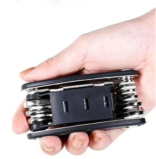 16-In-1 Stainless Steel Portable Folding Multifunctional Tool with Hex Keys
