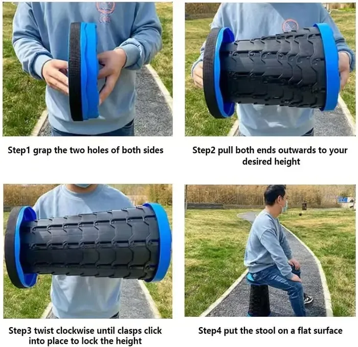 💥Banqueta portátil dobrável reforçada e melhorada