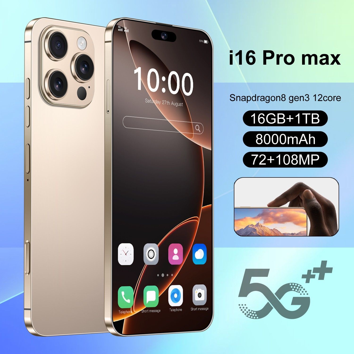 Smartphone Cugo i16promax 4+64 com sistema Android 12