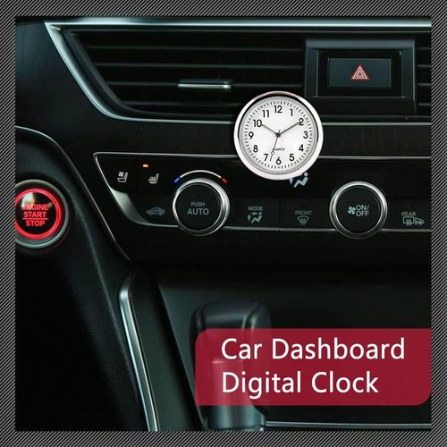 Car Clock Luminous Mini Ornament