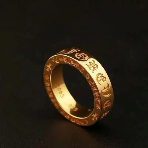 Gold-Plated Eternal Heart True Love Unisex Fashion Personality Punk Trendy Couple Ring
