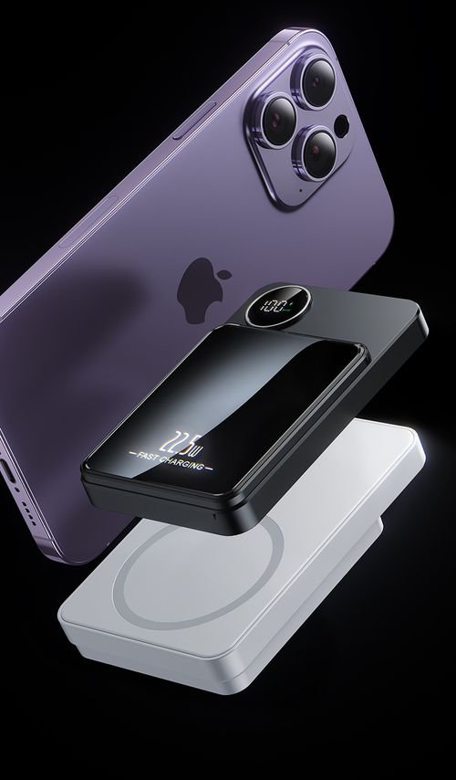 Best-selling MagSafe magnetic wireless charging battery - 10000mAh ultra-thin model - fast-charging portable power bank